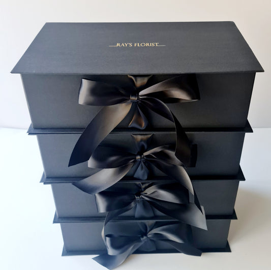 Personalised Ribbon Clamshell Boxes -   For collection or email about delivery